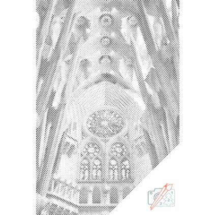 Dotting points - Sagrada Família Inside View