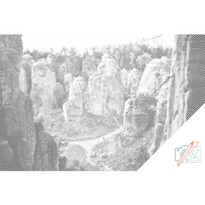 Dotting points - Prachov Rocks