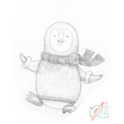 Dotting points - Cheerful Penguin