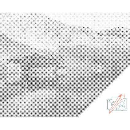 Dotting points - Lake Balea, Romania 2