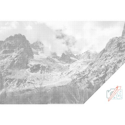Dotting points - Mont Blanc