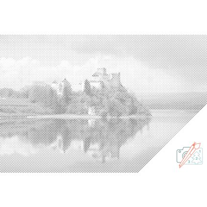 Dotting points - Niedzica Castle, Poland