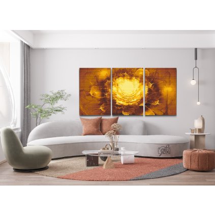 Diamond Painting - Golden Flower (set of 3)