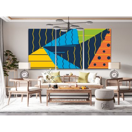 Paint by Number - Colored Texture 6 (set of 3)