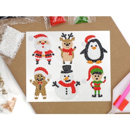 Diamond stickers - Christmas stickers 6