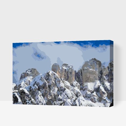 Malování podle čísel - Monte Civetta, Dolomity