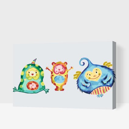 Paint by Number - Cute Monsters
