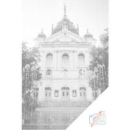 Tečkování - Zpívající fontána v Košicích