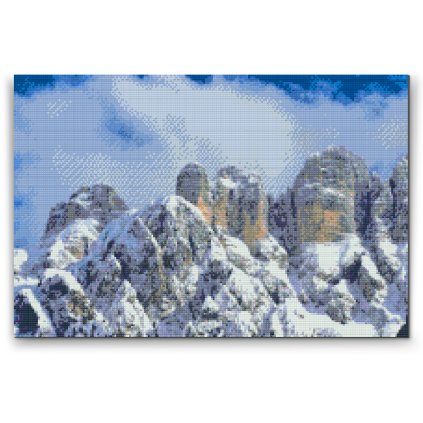 Diamantové malování - Monte Civetta, Dolomity