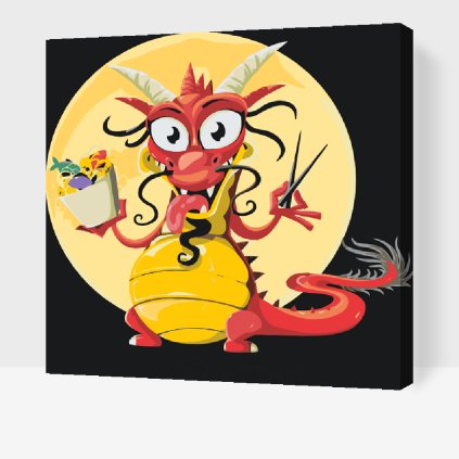 Paint by Number - Hungry Dragon