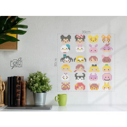 Zažehlovací korálky - Tsum Tsum