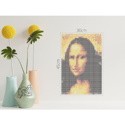 Zažehlovací korálky - Mona Lisa