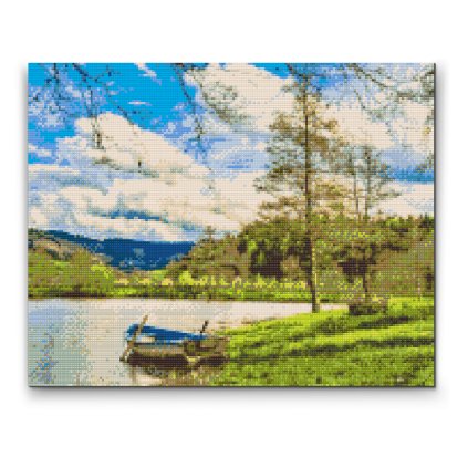 Diamond Painting - Lake in the Mountains