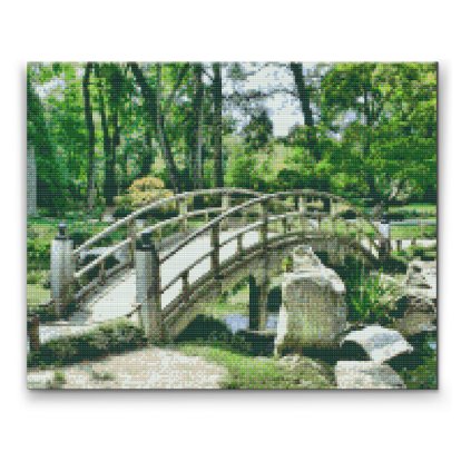 Diamond Painting - Bridge in the Garden