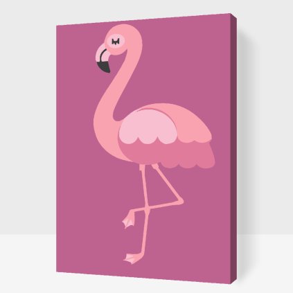 Paint by Number - Little Flamingo