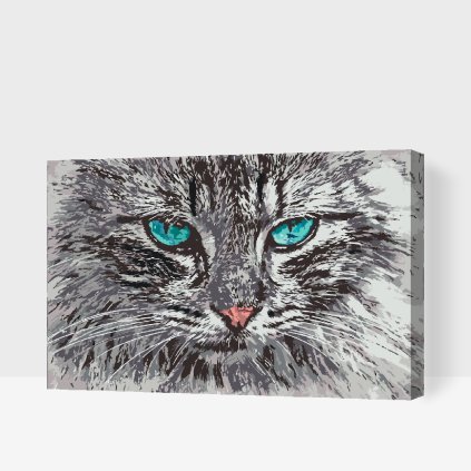 Paint by Number - Cat Portrait