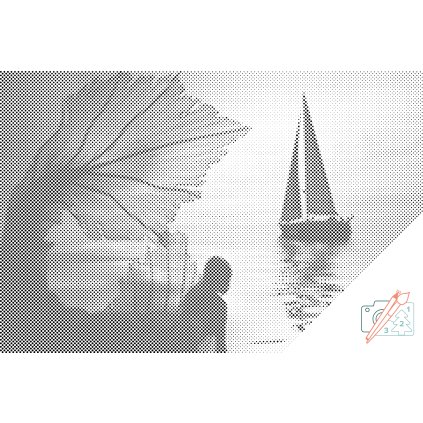 Dotting points - Mermaid and Sailboat