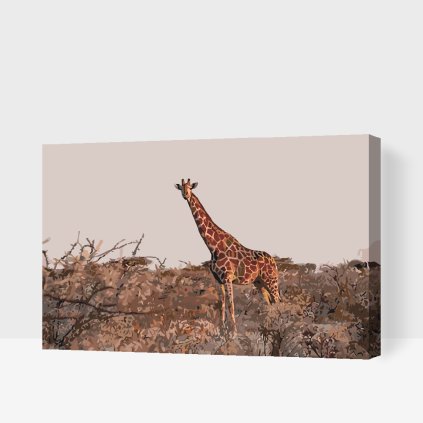 Paint by Number - Giraffe in the Wild