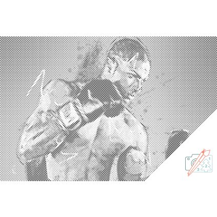 Dotting points - Boxer Illustration