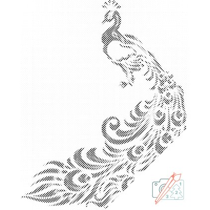 Dotting points - Proud peacock 2