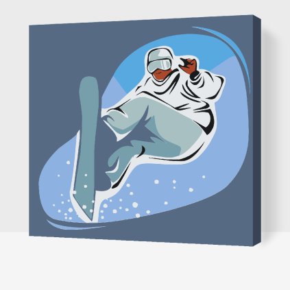 Paint by Number - Snowboarder