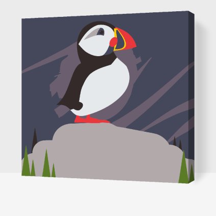 Paint by Number - Puffin 