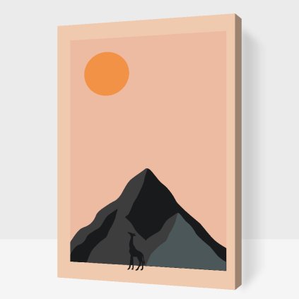 Paint by Number - Boho giraffe