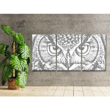 Dotting points - Owl's gaze (set of 3)