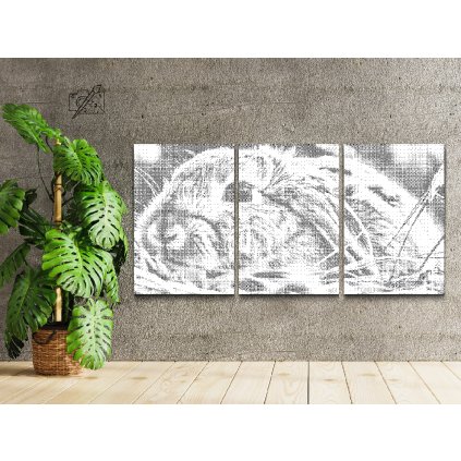 Dotting points - Rabbit (set of 3)