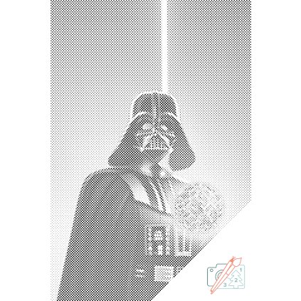 Tečkování - Darth Vader
