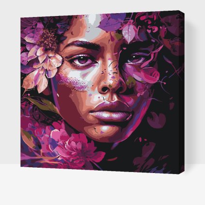 Malování podle čísel - Smyslná žena