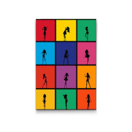 Diamond Painting - 12 rooms