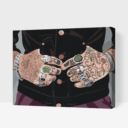 Paint by Number - Tatoos on Hands