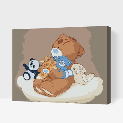 Paint by Number - Teddy Bears