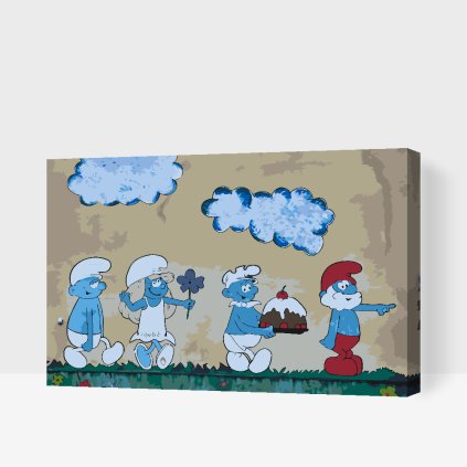 Paint by Number - Smurfs