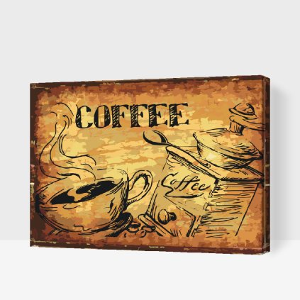 Paint by Number - Freshly Ground Coffee