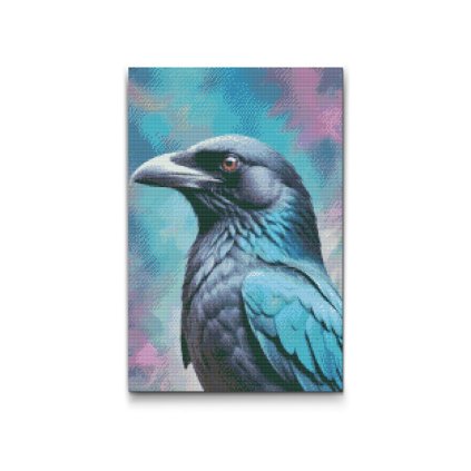 M2_Diamond_Paintings_-_Raven_in_shades_of_dark_turquoise