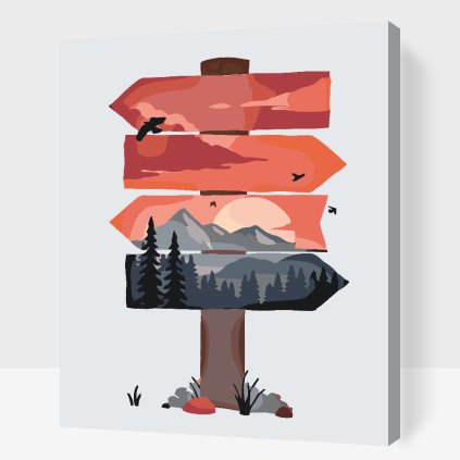 Paint by Number - Signpost