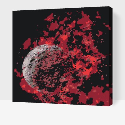 Paint by Number - Planet Explosion