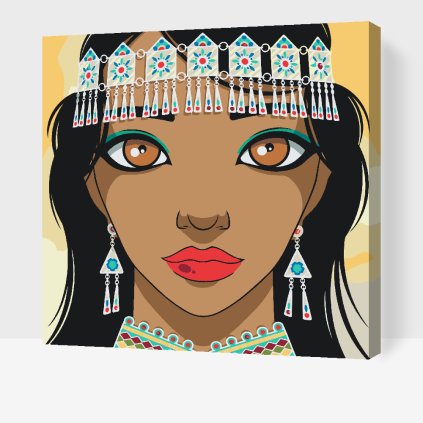 Paint by Number - Beautiful Indian Woman