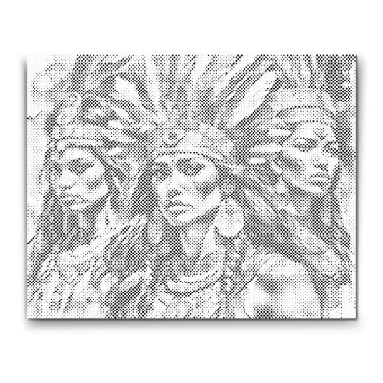 M2_Dotting_Points_-_Three_beautiful_Indian_women