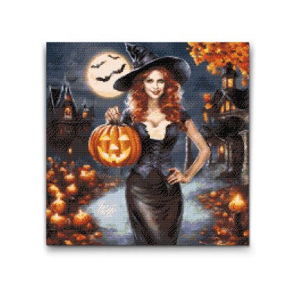 M2_Diamond_Paintings_-_Witch_with_Pumpkin