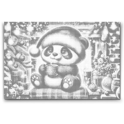 M2_Dotting_Points_-_Christmas_panda_and_a_cup_of_coffee