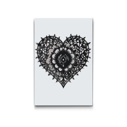 M2_Painting_by_Numbers_-_Black_and_white_heart