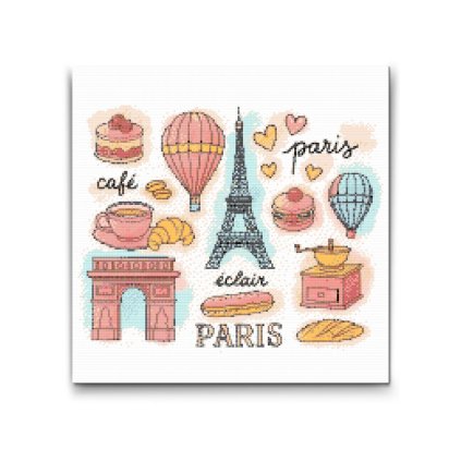 Broderie diamant - Motifs joyeux de France