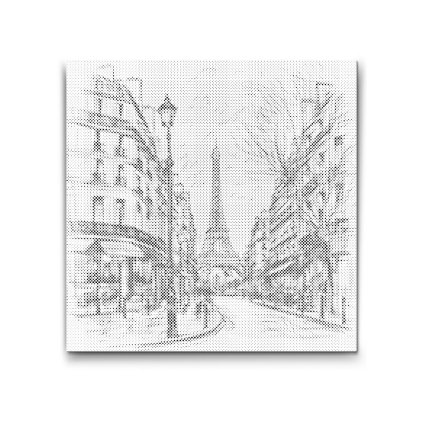 Pointillage - Dessin de Paris - France