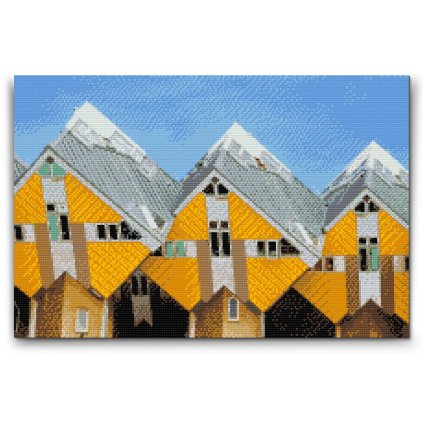 Broderie diamant - Kijk-Kubus, Rotterdam - Pays-Bas