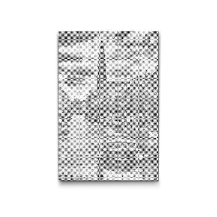 Pointillage - Promenade en bateau, Amsterdam - Pays-Bas