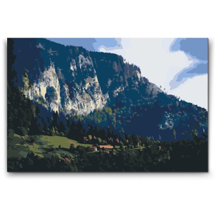 Peinture par numéros - Paysage coloré - Slovénie