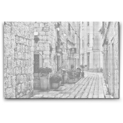 Pointillage - Vue de la rue - Croatie